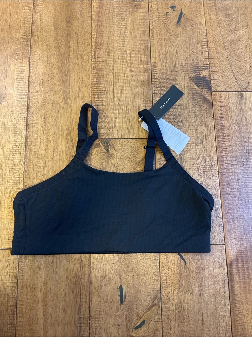 Natori Black Seamless Sports Bralette